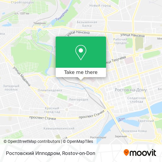 Ростовский Ипподром map