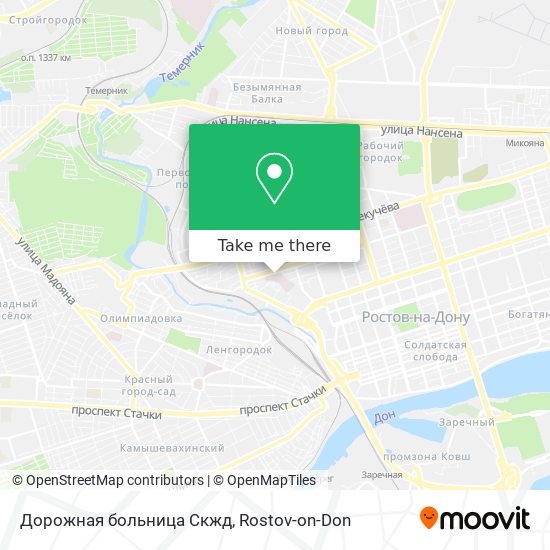 Дорожная больница Скжд map