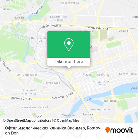 Офтальмологическая клиника Эксимер map