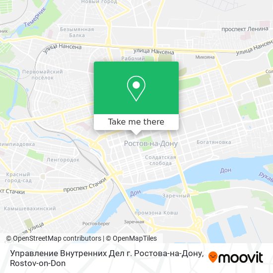 Управление Внутренних Дел г. Ростова-на-Дону map
