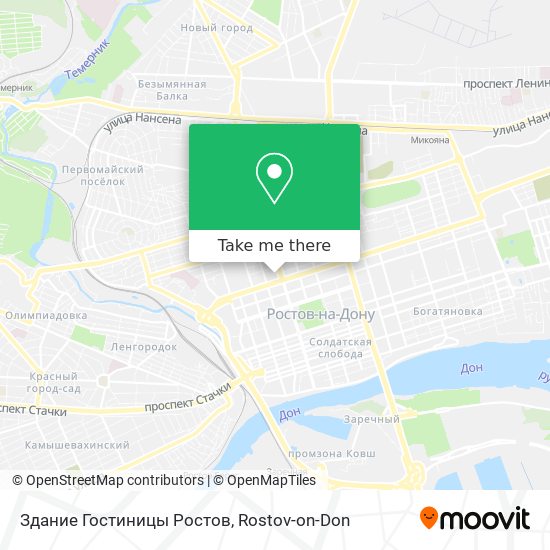 Здание Гостиницы Ростов map