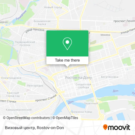 Визовый центр map