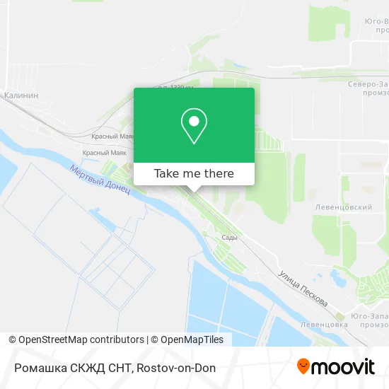 Ромашка СКЖД СНТ map