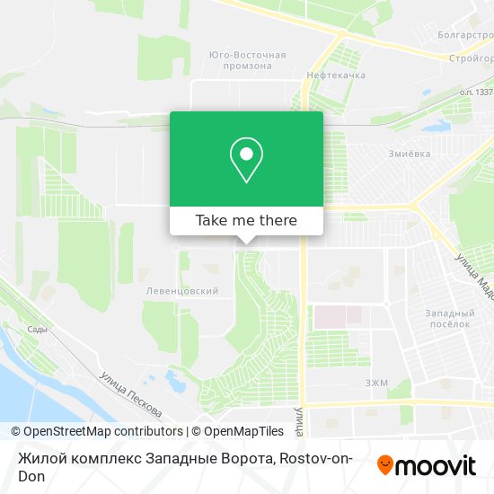 Жилой комплекс Западные Ворота map