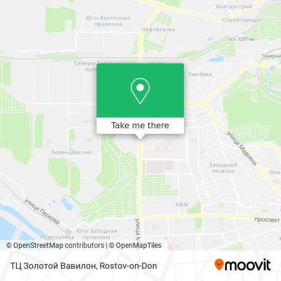 ТЦ Золотой Вавилон map
