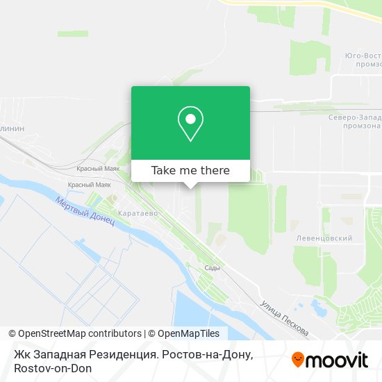 Жк Западная Резиденция. Ростов-на-Дону map