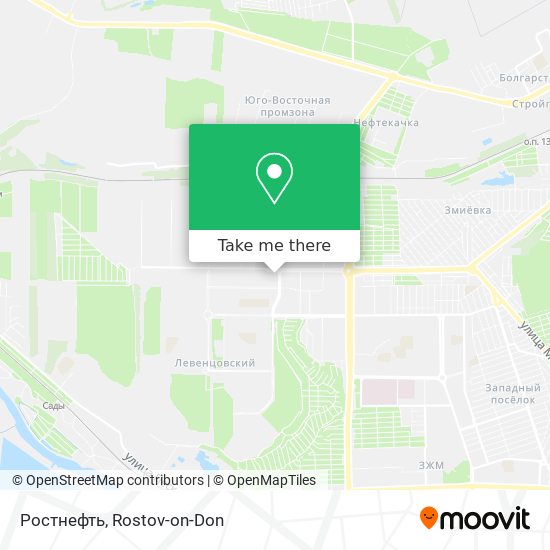 Ростнефть map