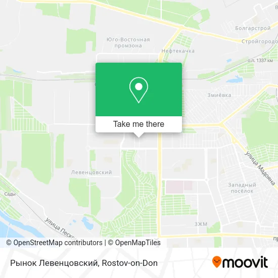 Рынок Левенцовский map