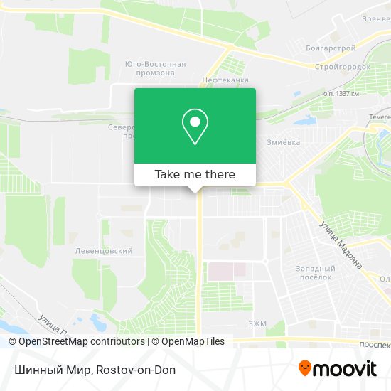 Шинный Мир map