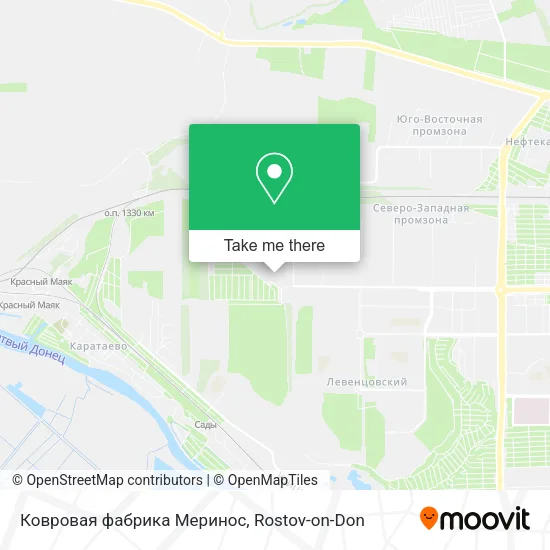 Ковровая фабрика Меринос map