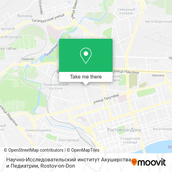 Научно-Исследовательский институт Акушерства и Педиатрии map