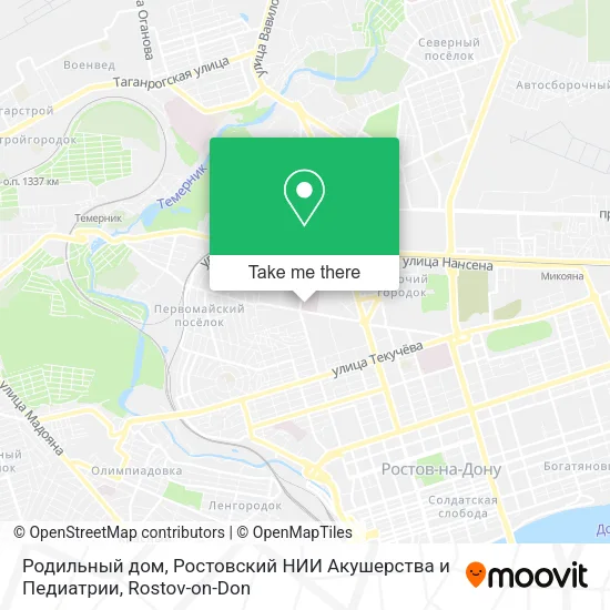Родильный дом, Ростовский НИИ Акушерства и Педиатрии map