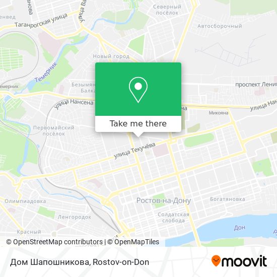 Дом Шапошникова map