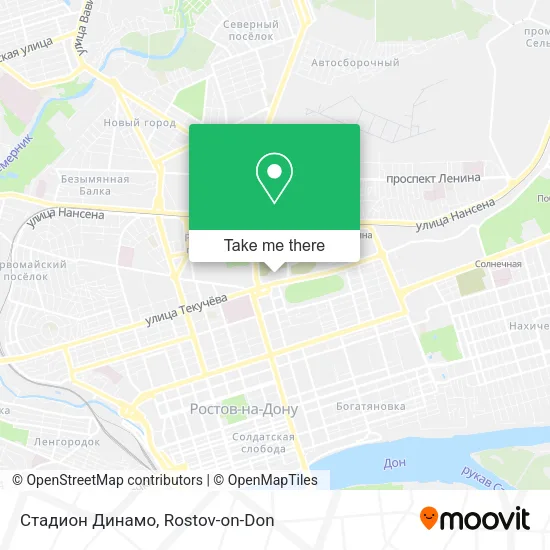 Стадион Динамо map
