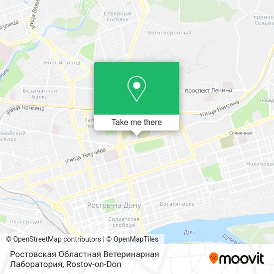 Ростовская Областная Ветеринарная Лаборатория map