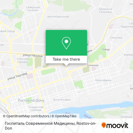 Госпиталь Современной Медицины map
