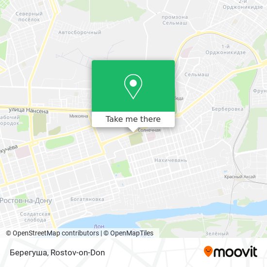 Берегуша map