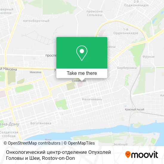 Онкологический центр-отделение Опухолей Головы и Шеи map