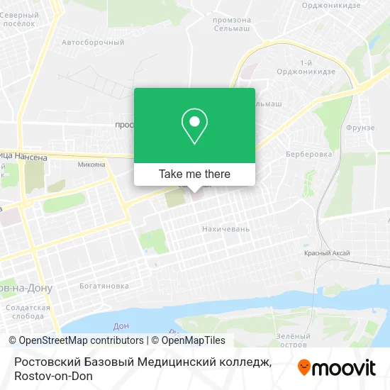 Ростовский Базовый Медицинский колледж map