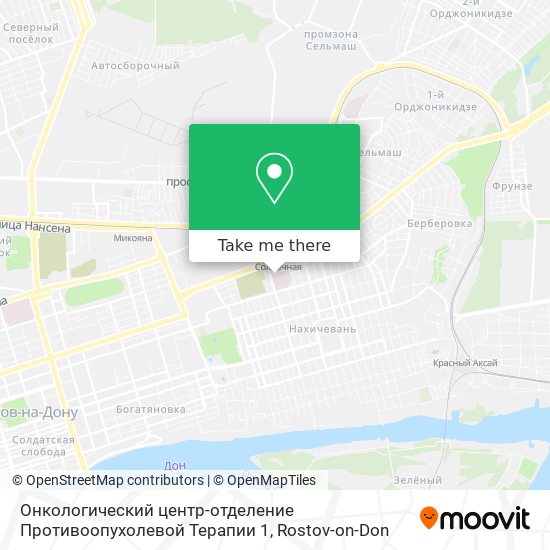Онкологический центр-отделение Противоопухолевой Терапии 1 map