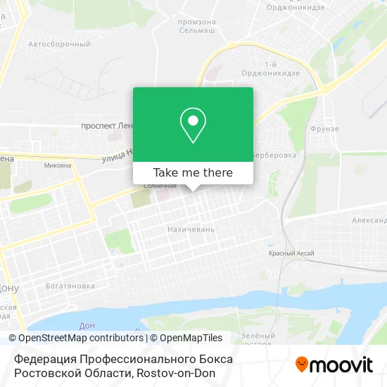Федерация Профессионального Бокса Ростовской Области map