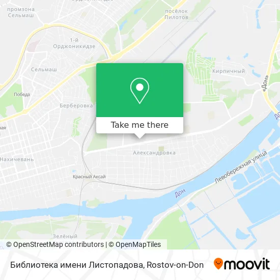 Библиотека имени Листопадова map