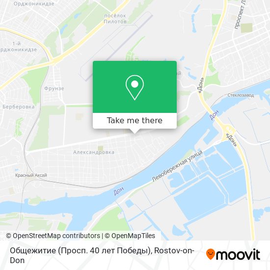 Общежитие (Просп. 40 лет Победы) map