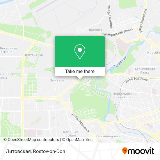 Литовская map