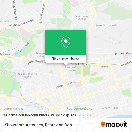 Showroom Asterisco map