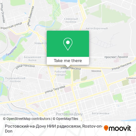Ростовский-на-Дону НИИ радиосвязи map