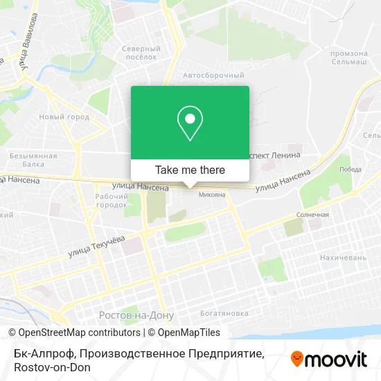 Бк-Алпроф, Производственное Предприятие map