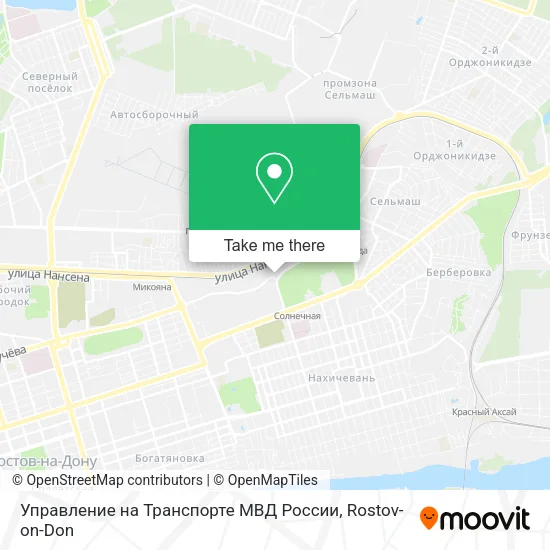 Управление на Транспорте МВД России map