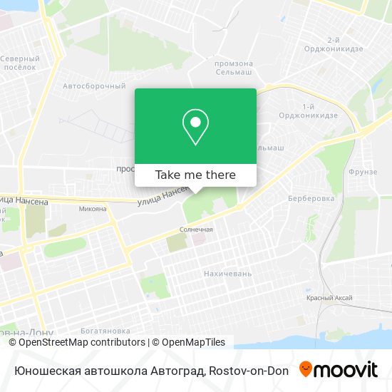 Юношеская автошкола Автоград map