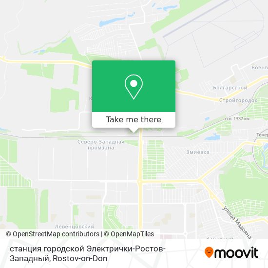 станция городской Электрички-Ростов-Западный map