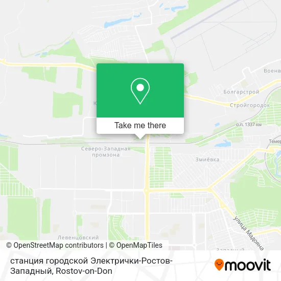 станция городской Электрички-Ростов-Западный map