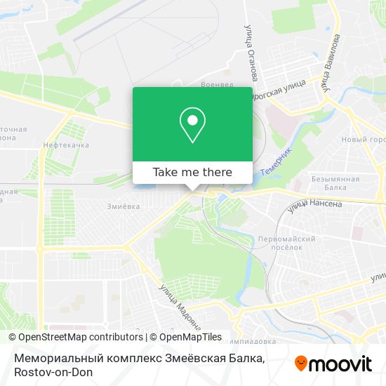 Мемориальный комплекс Змеёвская Балка map