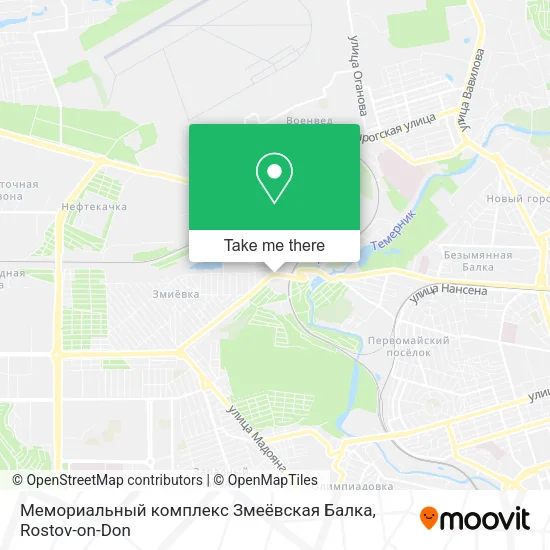 Мемориальный комплекс Змеёвская Балка map