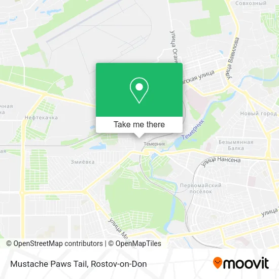 Mustache Paws Tail map