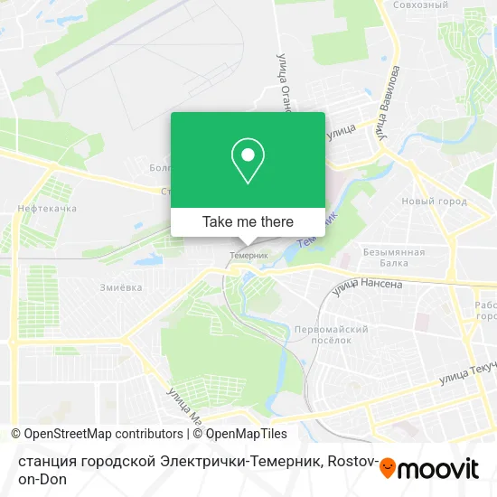станция городской Электрички-Темерник map
