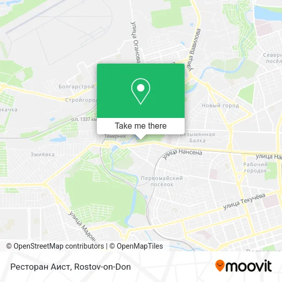 Ресторан Аист map