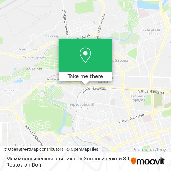 Маммологическая клиника на Зоологической 30 map