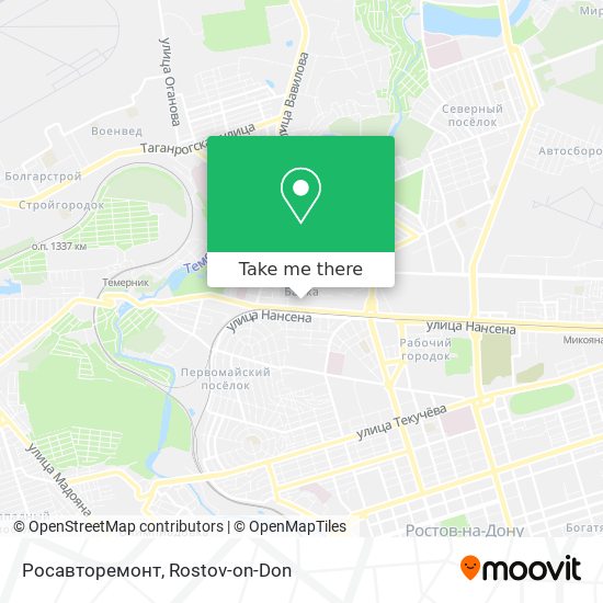 Росавторемонт map