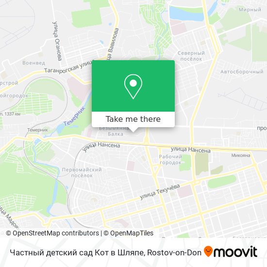 Частный детский сад Кот в Шляпе map