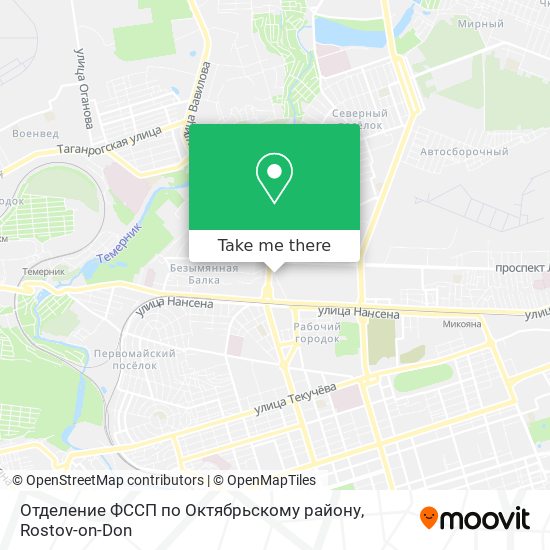 Отделение ФССП по Октябрьскому району map