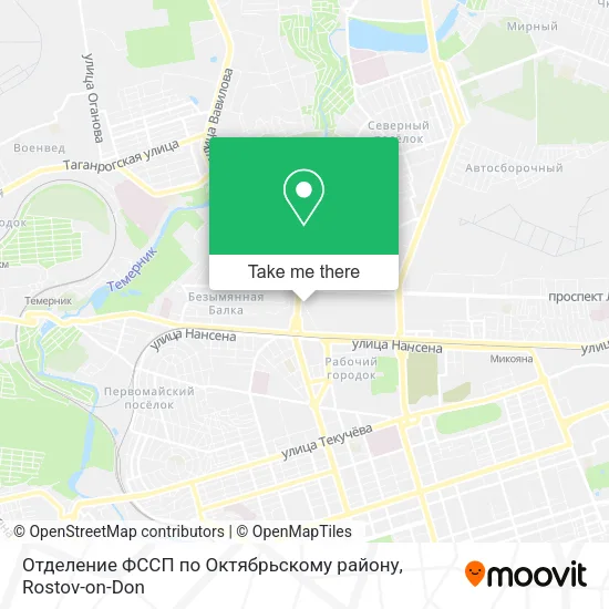 Отделение ФССП по Октябрьскому району map