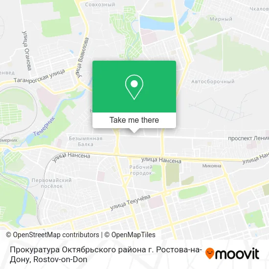 Прокуратура Октябрьского района г. Ростова-на-Дону map