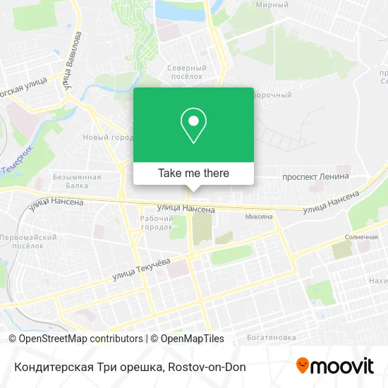 Кондитерская Три орешка map