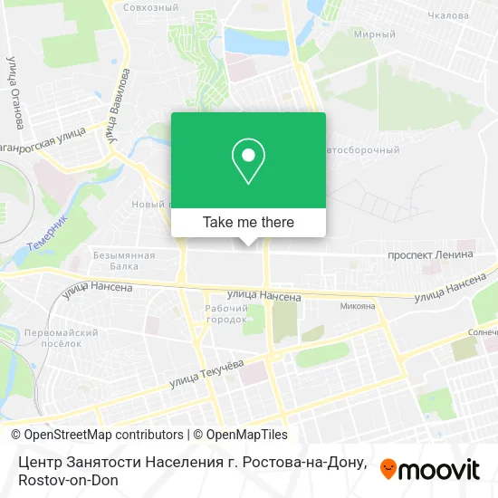 Центр Занятости Населения г. Ростова-на-Дону map