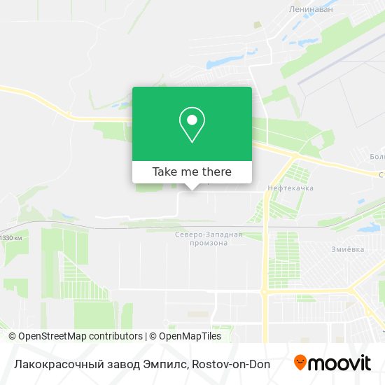 Лакокрасочный завод Эмпилс map
