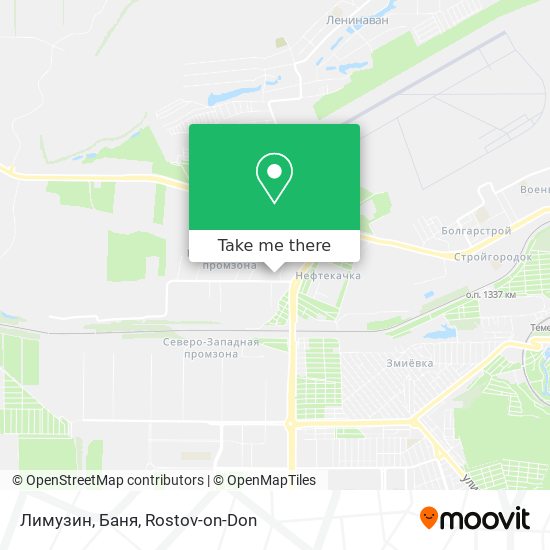Лимузин, Баня map